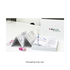 BioSure HIV self-testing kit unpacked