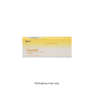 Cerazette packaging