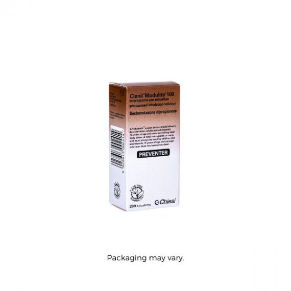 Clenil Preventer Corticosteroid Inhaler packaging