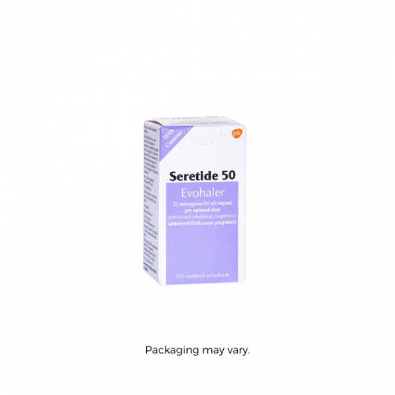Seretide Evohaler packaging