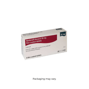 Vardenafil tablets packaging